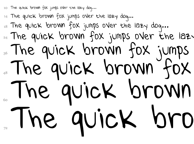 Ten Million Fireflies font waterfall